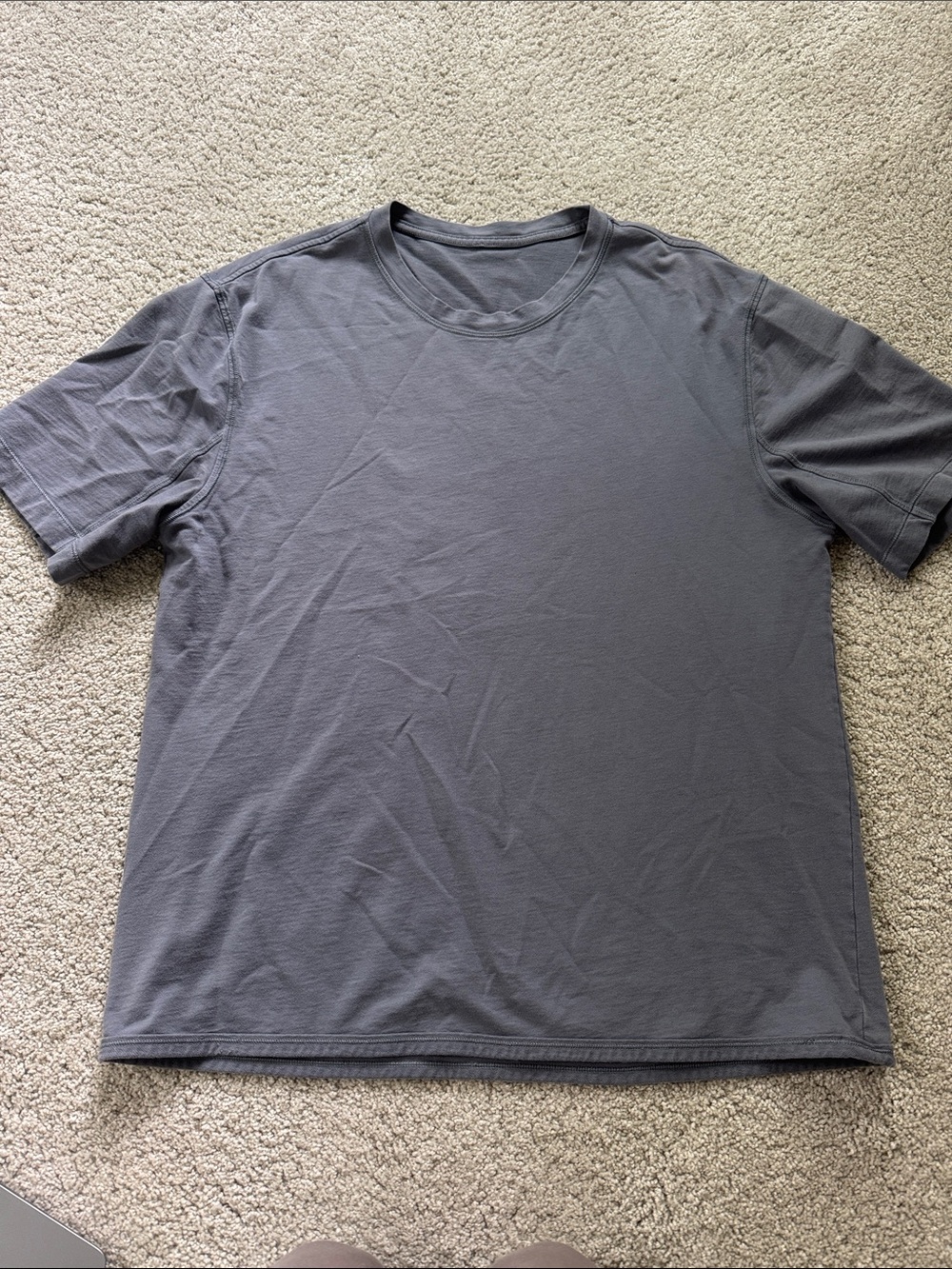 LULULEMON Dark Grey Cotton Tshirt L